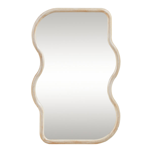 Specchio da parete Bellerirnu 90x60 cm effetto quercia Sonoma [en.casa]