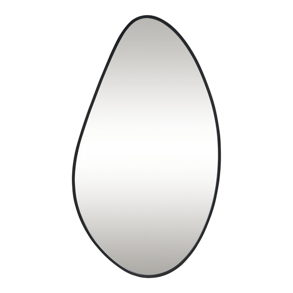 Specchio da parete Orland 82x46 cm Nero [en.casa]