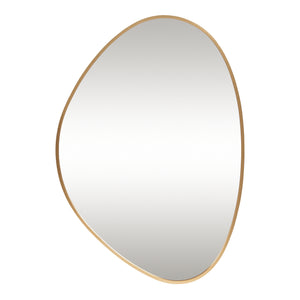 Specchio da Parete Lardkapihond con Cornice Irregolare 75x53 cm color Oro [en.casa] 