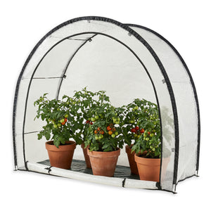 Serra da Giardino Larshasas per Coltivazione Pomodori e Piante 180x80x170 cm - Traslucido [en.casa]