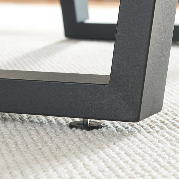 Set di 2 strutture per tavolo Lalling nero [en.casa]