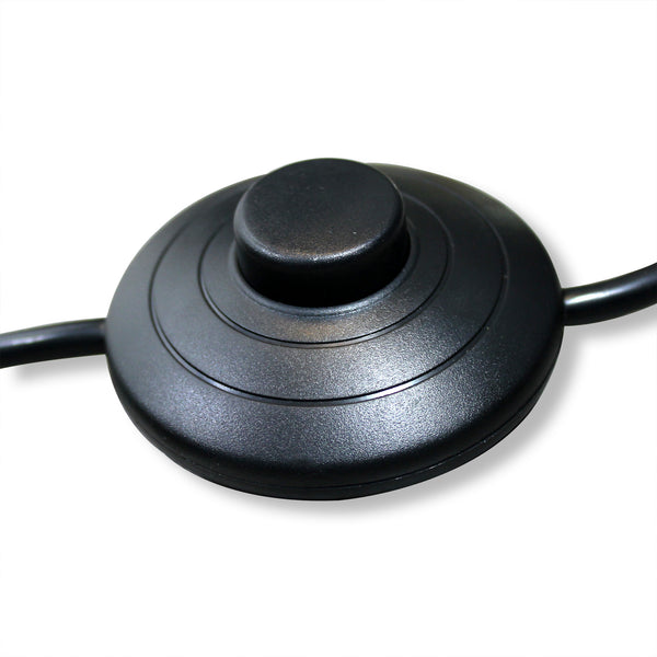 Lampada da terra base girevole 1x E27 Ø 29,5 x 150 cm Nero lux.pro