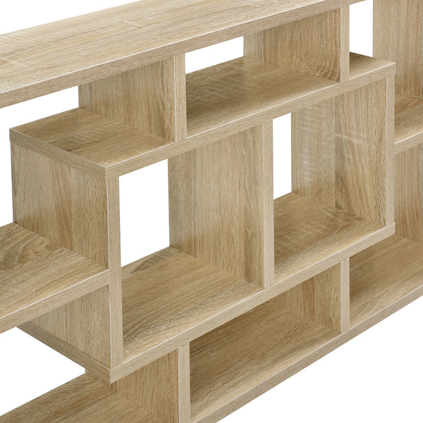 Mensola da parete Saputit 85 x 47,5 x 16 cm Mensola sospesa in effetto quercia en.casa