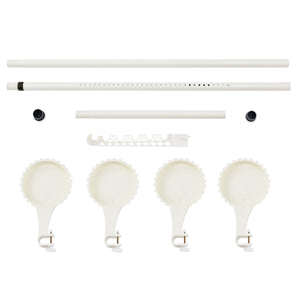 Scaffale per piante telescopico 110-305 cm scaffale per fiori [en.casa]