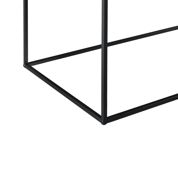 Consolle in metallo nero in varie dimensioni [en.casa]