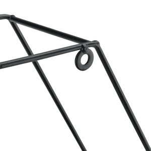 Mensola da parete Kaya 40x12x35 cm a nido d'ape con 3 ripiani Nero en.casa