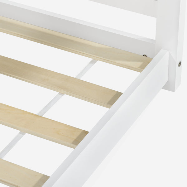 Lettino Vardø 90x200cm Bianco [en.casa]