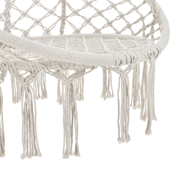 Sedia sospesa Tampico Max. 100 kg per interno ed esterno Crema casa.pro