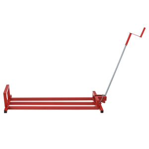 Sollevatore per trattorino da prato Max 300 kg Acciaio Rosso pro.tec