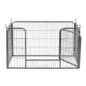 Recinto Gabbia per Piccoli Animali in Acciaio con Porta 125 x 85 x 70 cm pro.tec