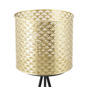 Portavaso Mechelen 2 pz. Nero-Oro en.casa