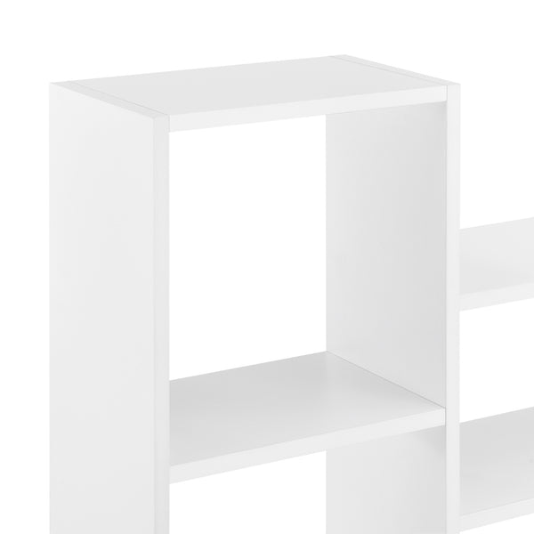 Mensola da parete Lillesand con 5 ripiani 101x18x60 cm Bianco [en.casa]