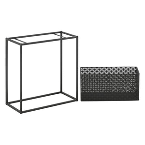 Porta piante Honnelles set da 2 nero en.casa