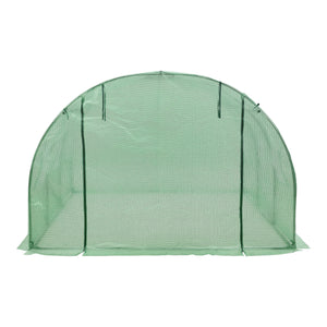 Tunnel per serra Dornbirn 300x300x200cm Pellicola a rete PE Verde [en.casa]