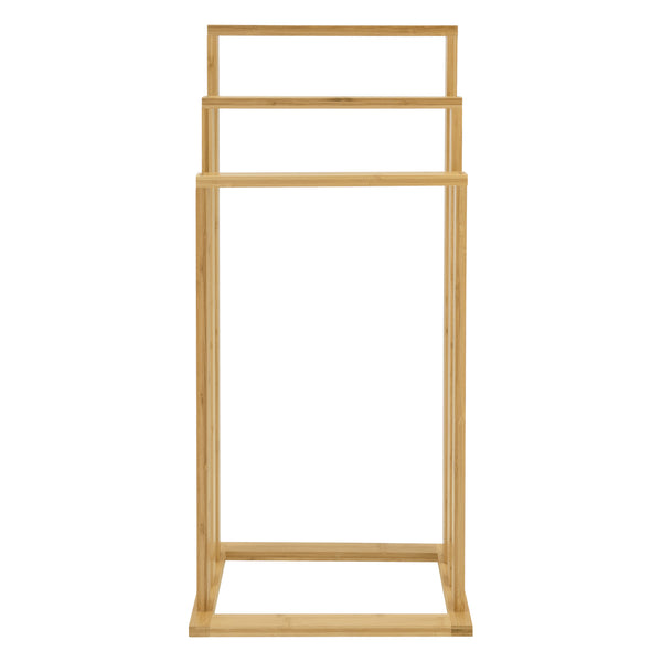 Porta asciugamani in bambù Rana 40x24x82 cm [en.casa]
