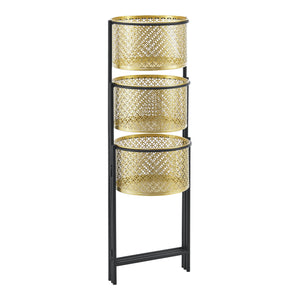 Porta fiori Doel color ottone [en.casa]