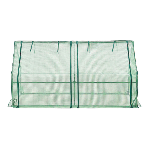 Mini Serra Nissewaard 180x90x90cm Rete Verde [en.casa]