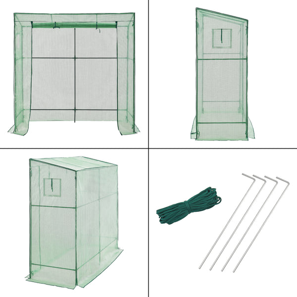 Serra Vlaardingen 198x78x200cm Verde [en.casa]