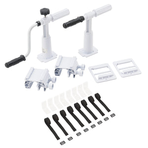 Avvolgitore 'Oliveti' per Telo da Piscina e Solare, Barra Telescopica 147 - 555 cm [en.casa] 