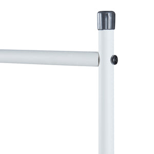 Appendiabiti Haderup 137 x 100 x 45 cm Bianco [en.casa]