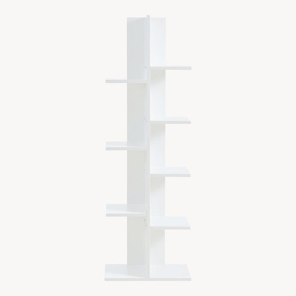 Libreria a colonna Rødekro bianca [en.casa]