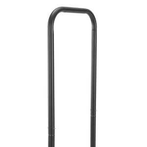 Portalegna Kwethluk Acciaio 124x124x34,5cm Nero [casa.pro]