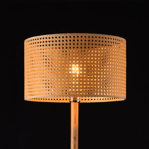 Lampada da terra Rochdale E27 giallo-marrone [lux.pro]