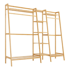 Stand Appendiabiti Sogndal in Bambù Naturale [en.casa]