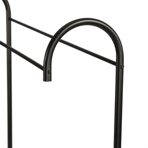 Appendiabiti Vallø in metallo nero [en.casa]