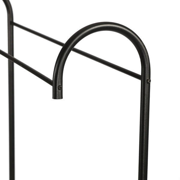 Appendiabiti Vallø in metallo nero [en.casa]