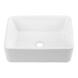 Lavabo da Appoggio Svendborg 13x40x30 cm Ceramica - Bianco [neu.haus] 