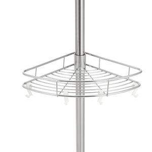 Scaffale Angolare Haapavesi per Doccia Organizzatore Telescopico in Acciaio Cromato [neu.haus] 