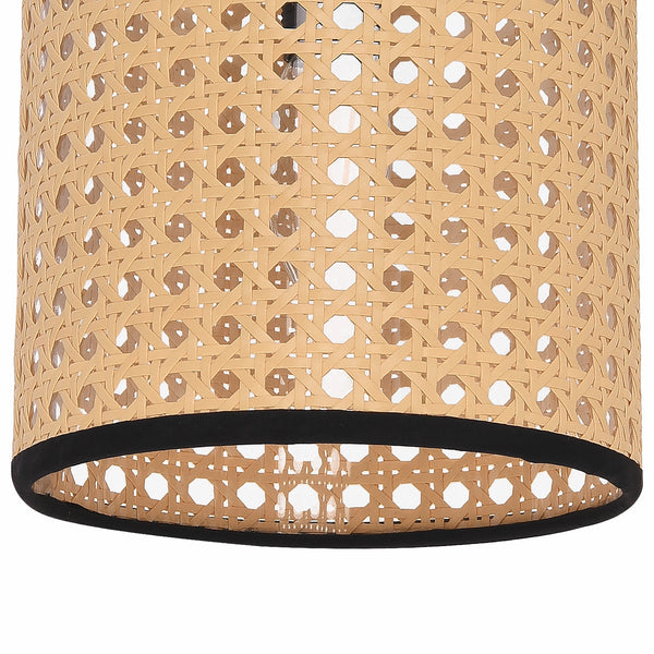 Applique Southend effetto rattan [lux.pro]