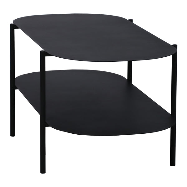 Tavolino da salotto Enebakk 112x62x40,5cm Nero, opaco [en.casa]