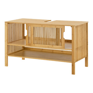 Mobile sottolavabo Hvaler 60x100x45cm Bambù [en.casa]