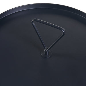 Tavolino Odal Metallo Nero [en.casa]