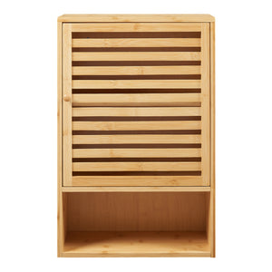 Armadietto da Parete per Bagno Gjesdal in Bambù Naturale 60x40x 20 cm [en.casa]