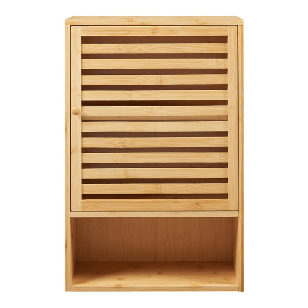 Armadietto da Parete per Bagno Gjesdal in Bambù Naturale 60x40x 20 cm [en.casa]