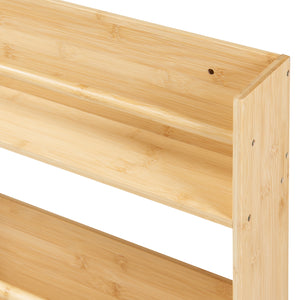 Mensola da parete Hareid 80x60x12cm Bambù [en.casa]