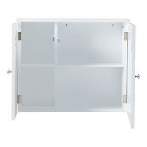 Specchio da parete Karlsøy 50x60x15cm Bianco [en.casa]