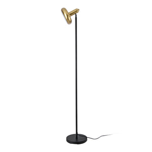 Lampada da terra Namsos Metallo Nero/Oro [lux.pro]