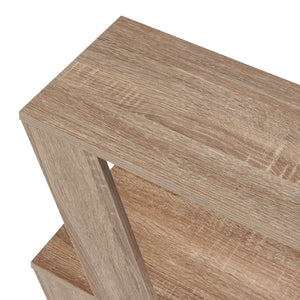 Tavolino laterale Nome 60x22x57cm effetto quercia [en.casa]