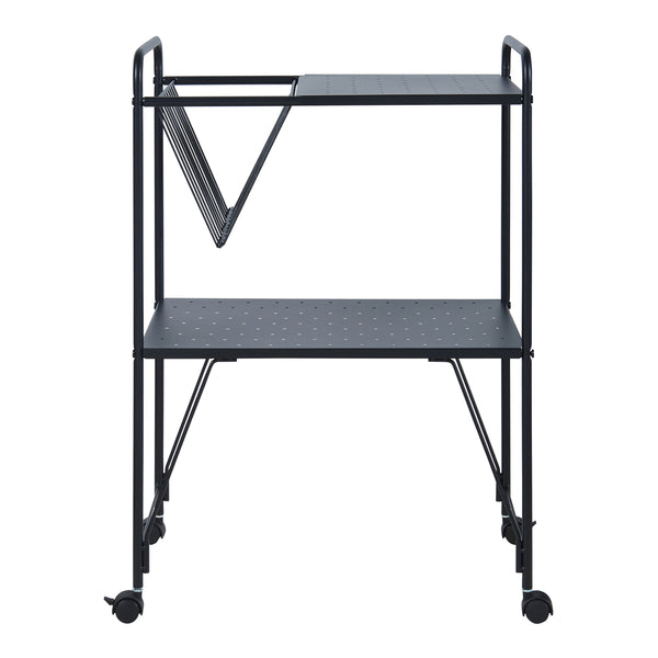 Carrello da servizio Austrheim 73x50x33cm Nero [en.casa]