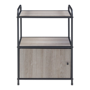 Tavolino laterale Gulen Nero/effetto quercia [en.casa]