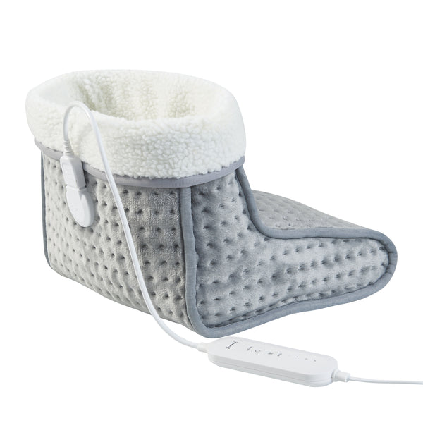 Scaldapiedi elettrico Bari 100W Grigio [en.casa]