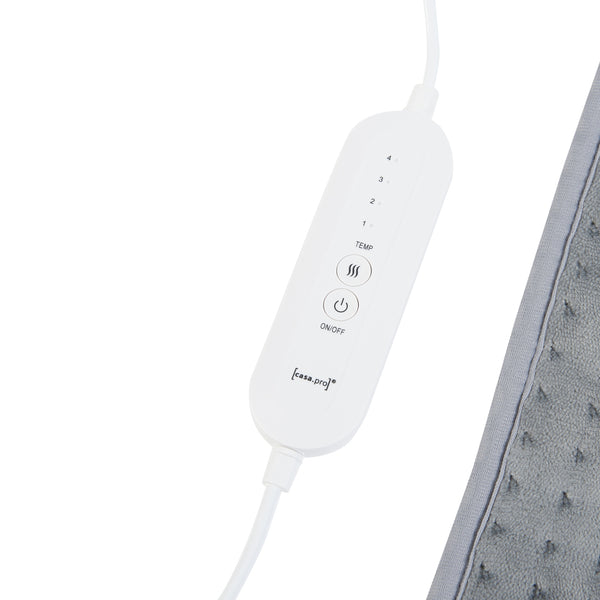 Cuscino riscaldante elettrico Bella 80W 40x30cm Grigio [en.casa]