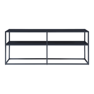 Tavolino TV Solund 120x30x46cm Nero [en.casa]