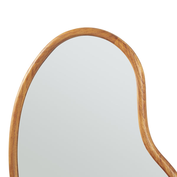 Specchio da parete Jokioinen 75x55 cm effetto quercia [en.casa]