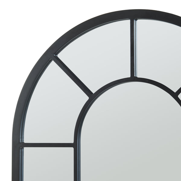 Specchio da parete Enonkoski 90x60 cm Nero [en.casa]