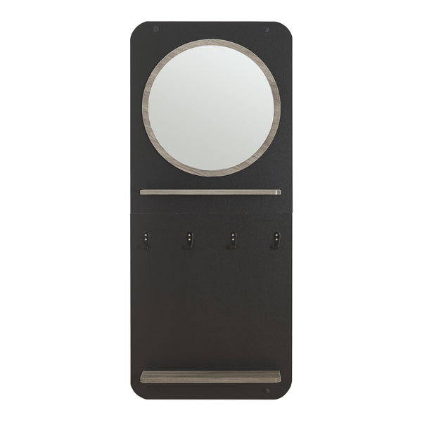 Pannello appendiabiti Helsinge con specchio 140x60x16 cm [en.casa]